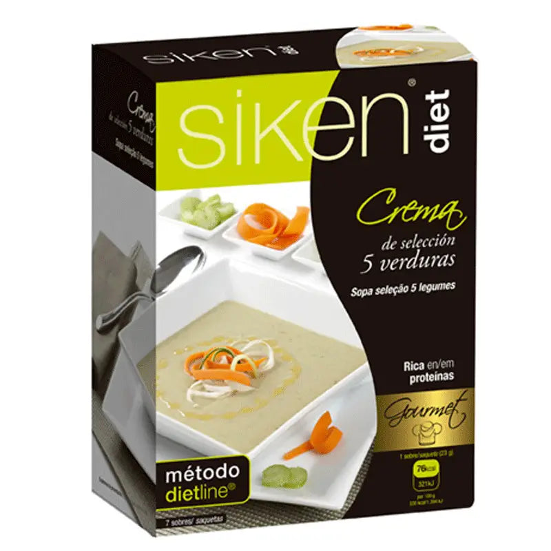 Siken Diet Gourmet Vegetable Cream 7 sachets