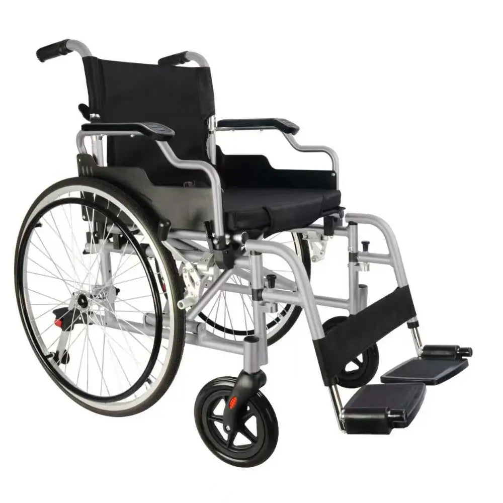 fauteuil en aluminium à propulsion autonome et anti-basculement, taille 43 cm