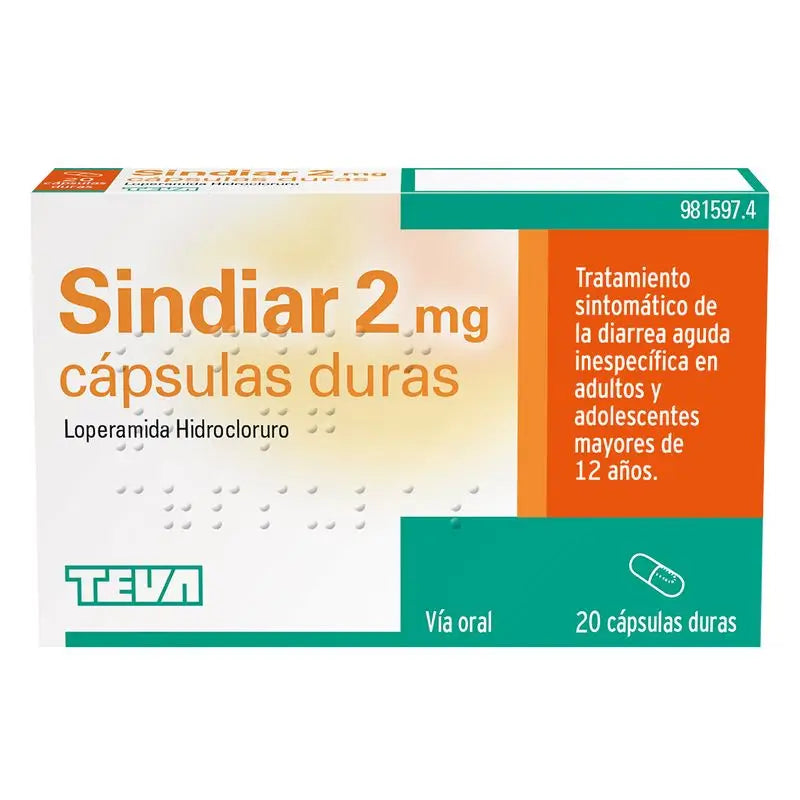 Sindiar 2 mg 20 capsules