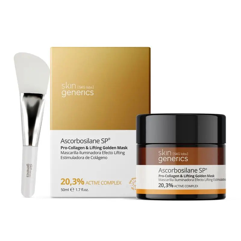Skin Generics Masque doré Procollagen & Lifting Ascorbosilane Sp 20,3% Active Complex, 50 ml