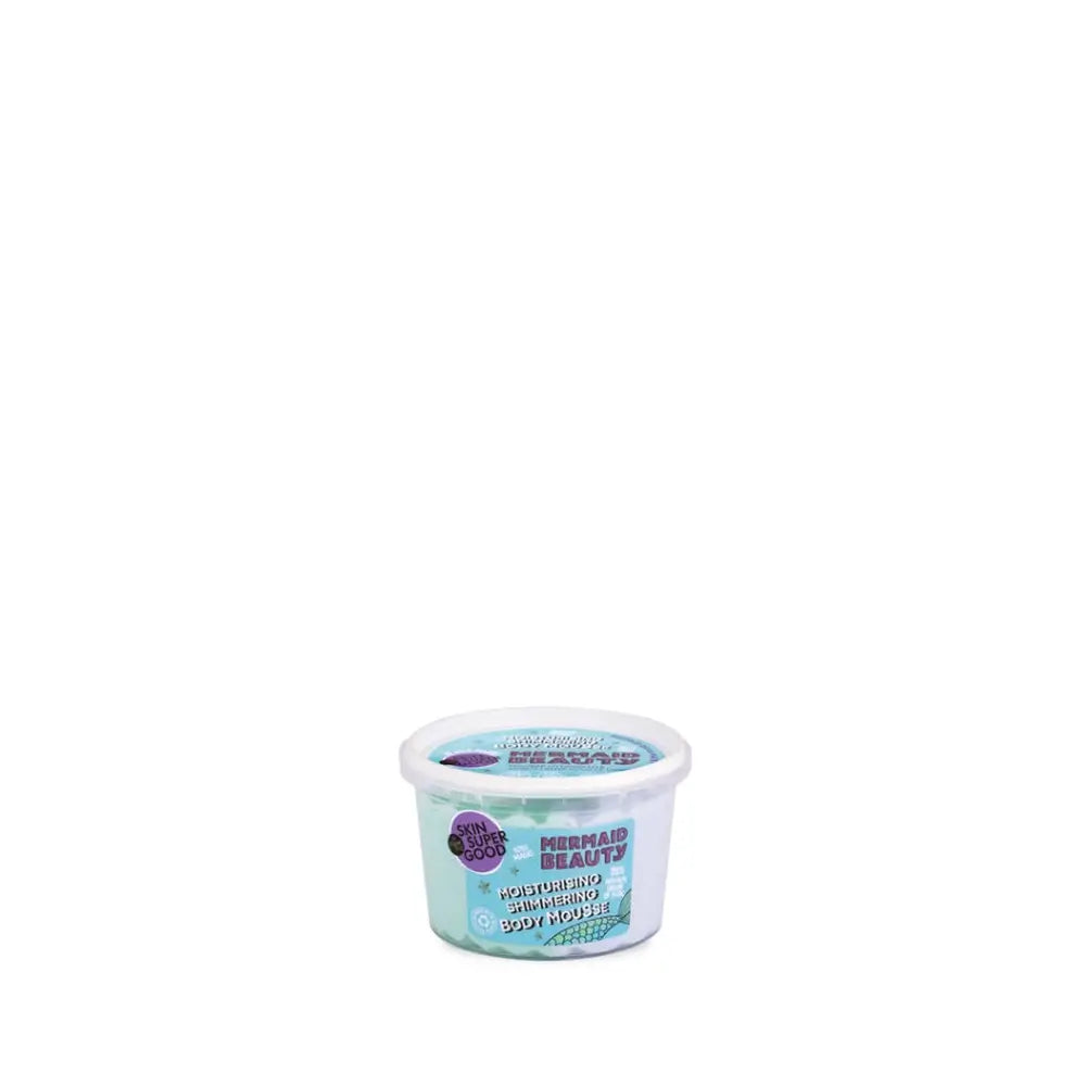 Skin Super Good Mousse hydratante pour le corps avec brillance Mermaid Beauty. Be Mermazing, 250 Ml