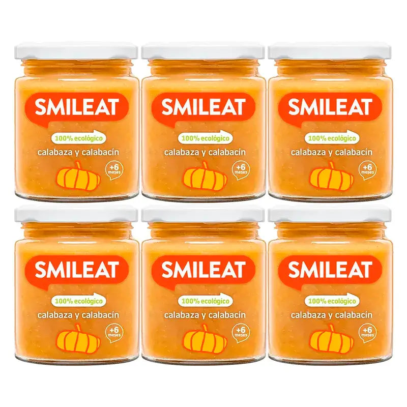 Smileat Courgette et courgette, 6x230 Gr