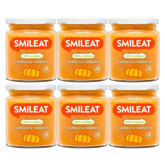 Smileat Courgette et courgette, 6x230 Gr