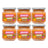 Smileat Organic Raspberry & Peach Fruit Jar, Pack 6 x 130 Gr