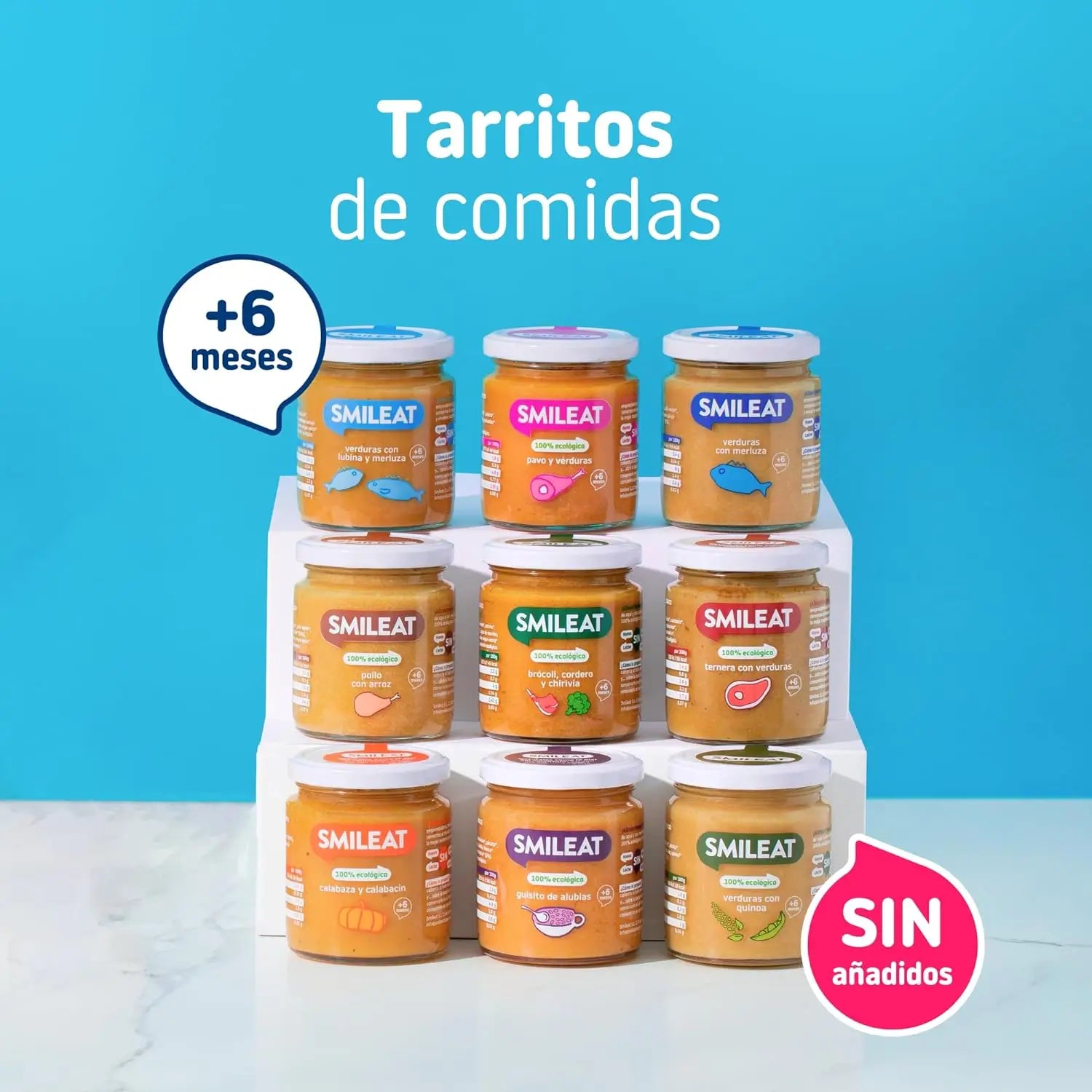 Merlu Smileat aux légumes, 6x230 Gr