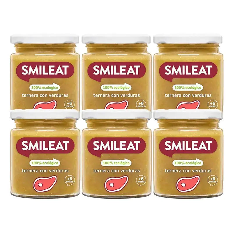 Smileat Tartelette au boeuf et aux légumes, paquet de 6 x 230 Gr