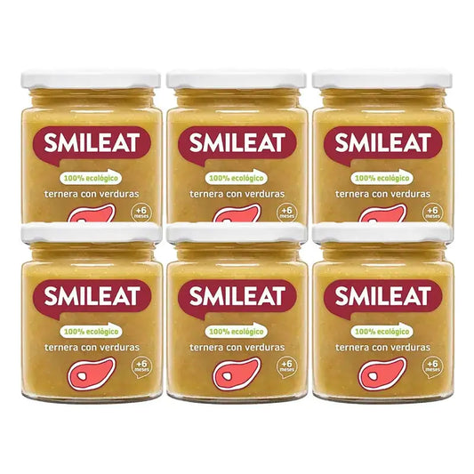 Smileat Tartelette au boeuf et aux légumes, paquet de 6 x 230 Gr