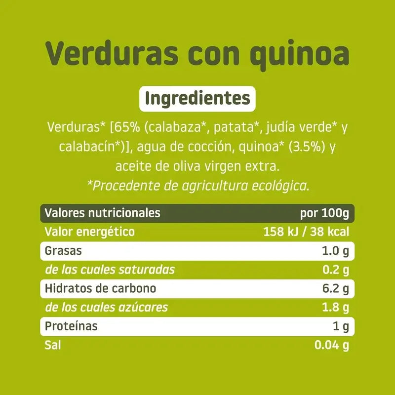 Smileat Snack aux légumes et au quinoa bio, 6x230g
