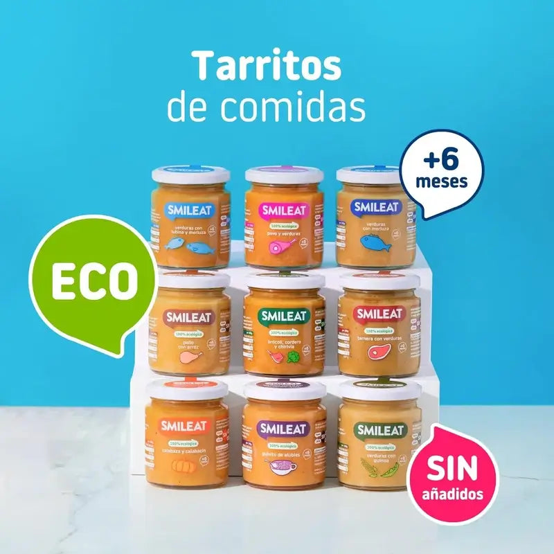 Smileat Snack aux légumes et au quinoa bio, 6x230g