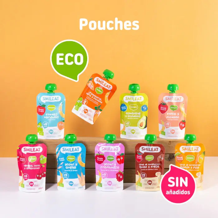 Smileat Pouch Fruits assortis, 100 grammes