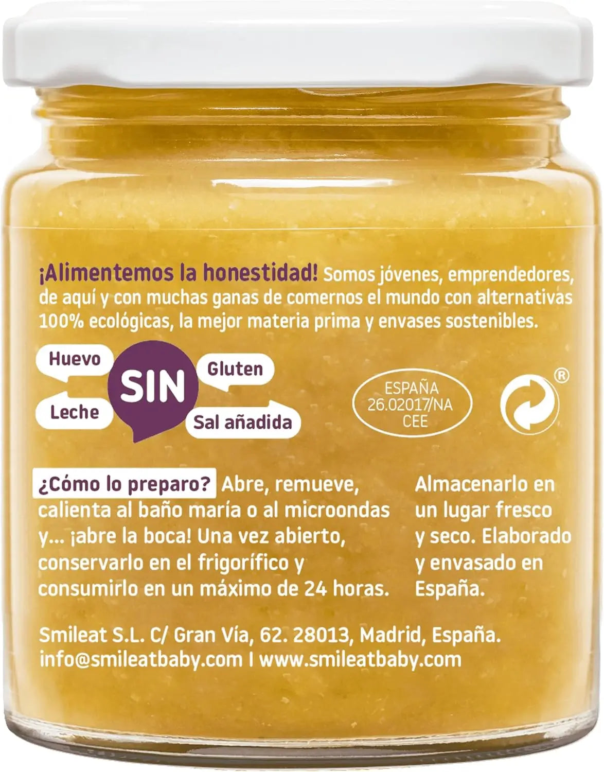 Pot de ragoût de petits haricots Smileat, 230 g