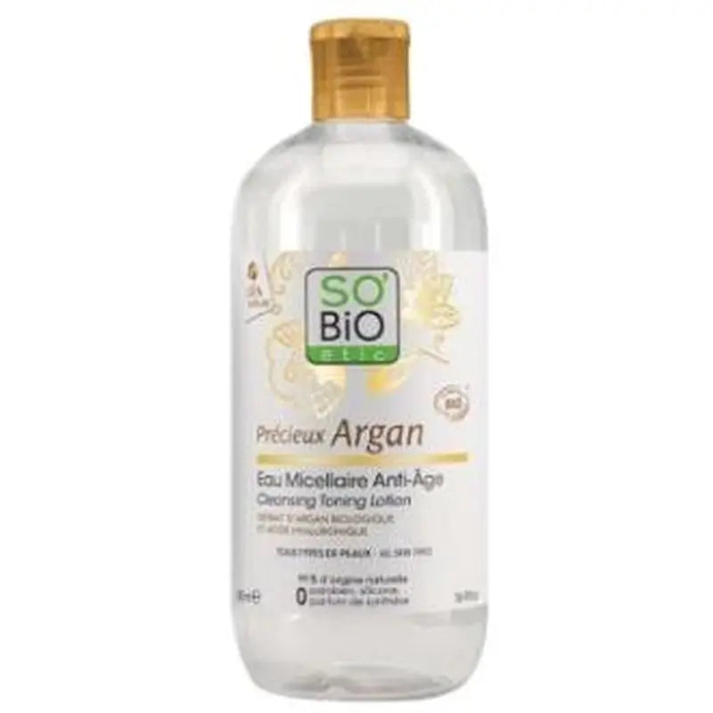 So'Bio Etic Anti-Ageing Hyaluronic-Argan Micellar Water 500Ml. Bio