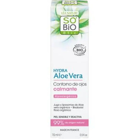 So'Bio Etic Soothing Eye Contour Bisabolol-Aloe 15Ml Bio