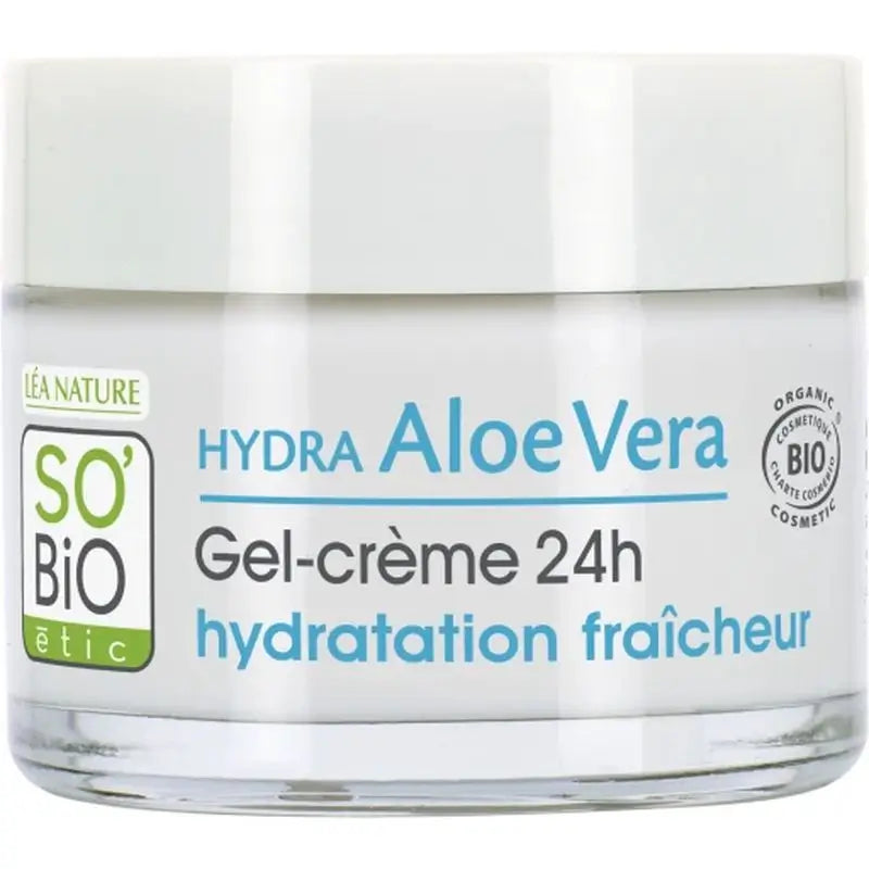 So'Bio Etic Aloe Moisturising Gel Cream 24H 50Ml.