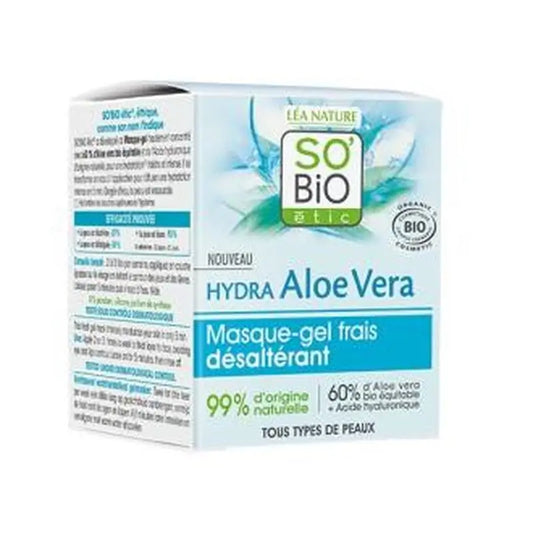 So'Bio Etic Aloe Refreshing Facial Gel Mask 24H 50M Bio