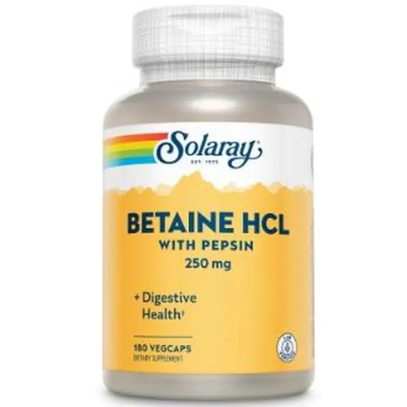 Solaray Betaine Hci 250Mg 180V Capsules