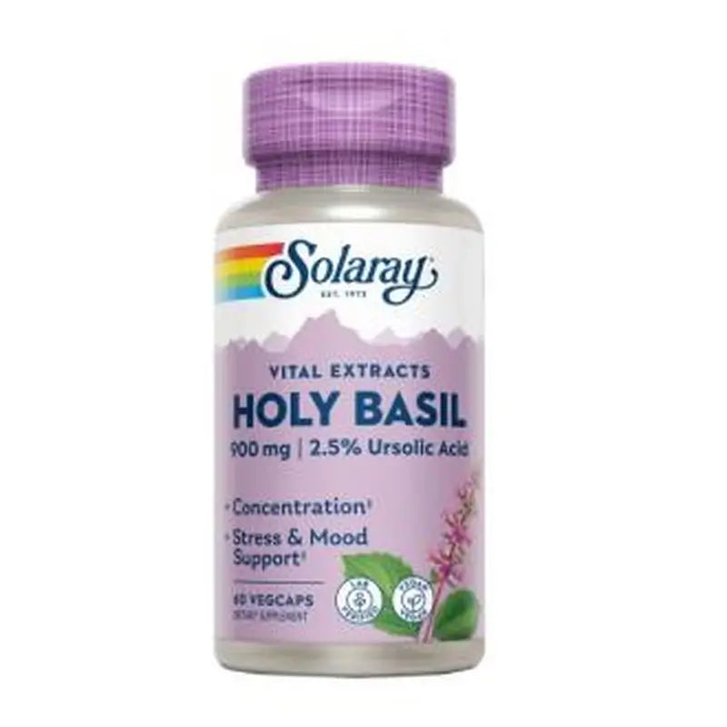 Solaray Holy Basil 450Mg. 60 Capsules