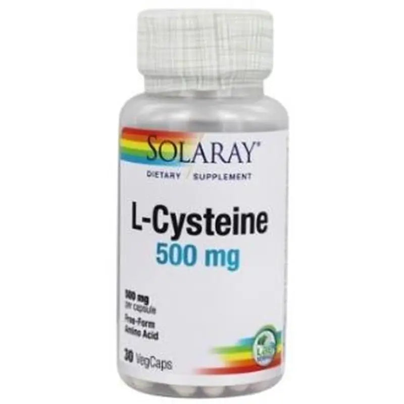 Solaray L-Cysteine 500Mg. 30 Capsules