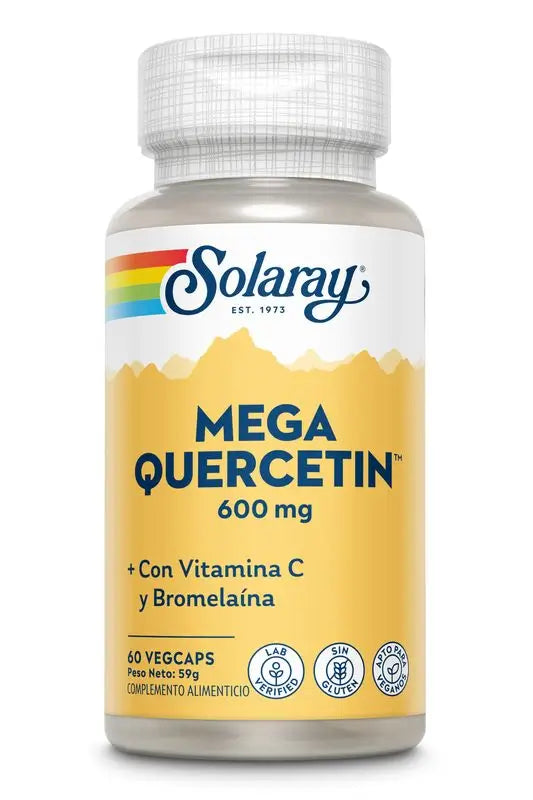 Solaray Mega Quercetin 600 Mg, 60 Capsules