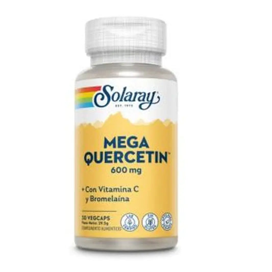 Solaray Mega Quercitin 600Mg. 30 Capsulesveg.