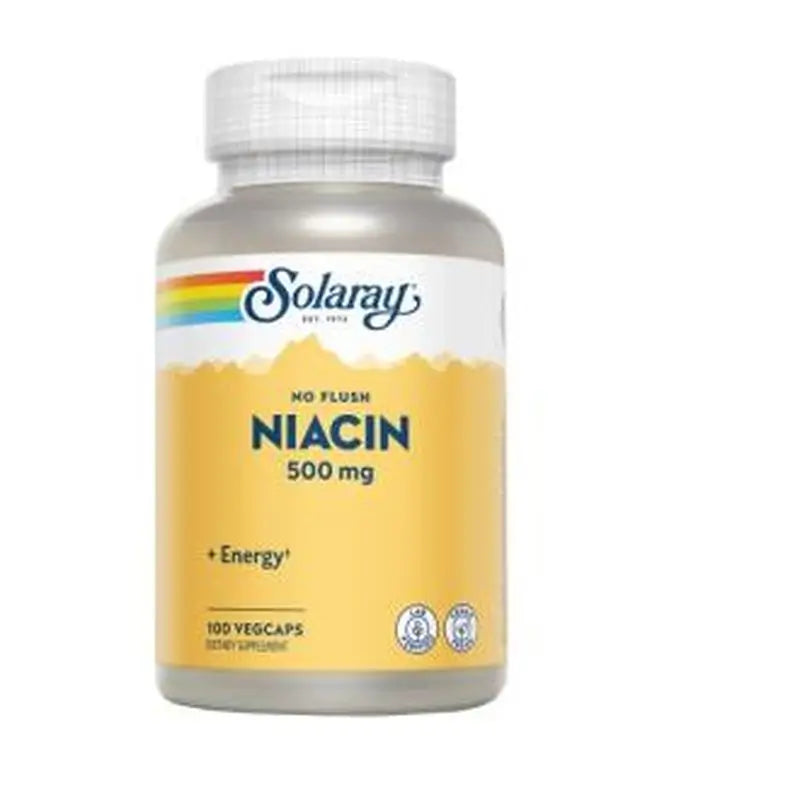 Solaray Niacin 500Mg Non-Blushing 100 Capsules
