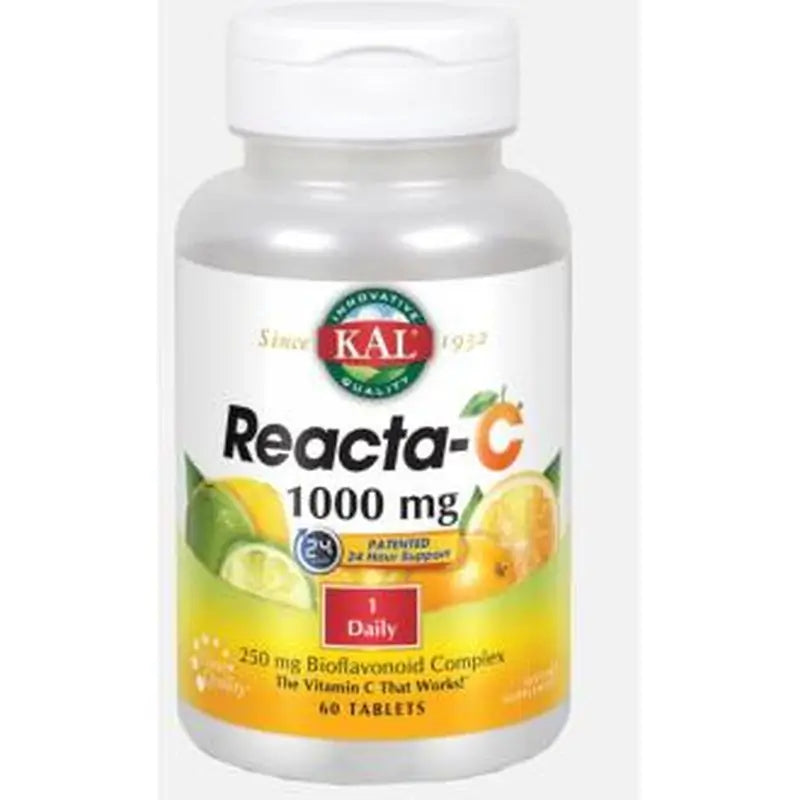 Solaray Reacta-C 1000Mg. 60 Tablets Kal