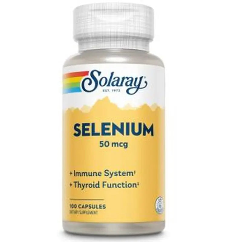 Solaray Selenium 50Mcg. 100 Capsules