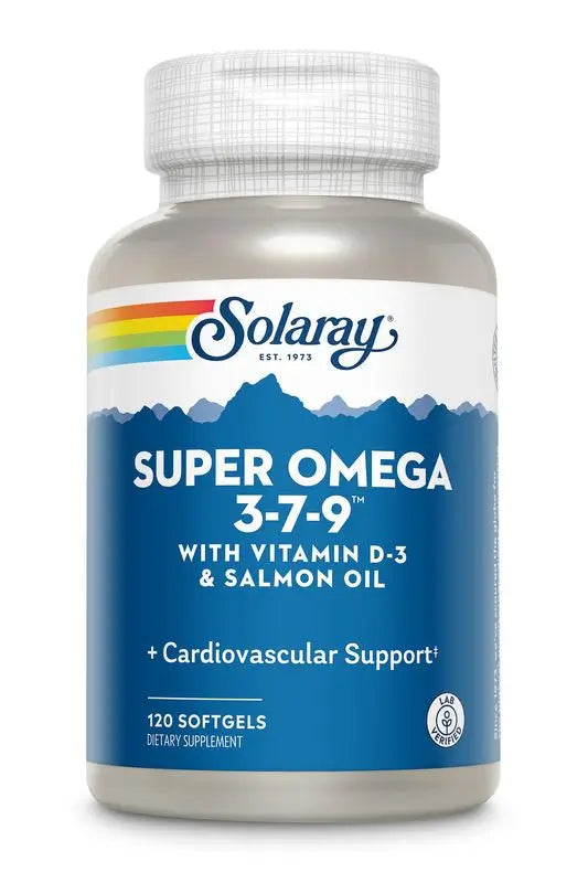 Solaray Super Omega 3-7-9, 120 Pearls