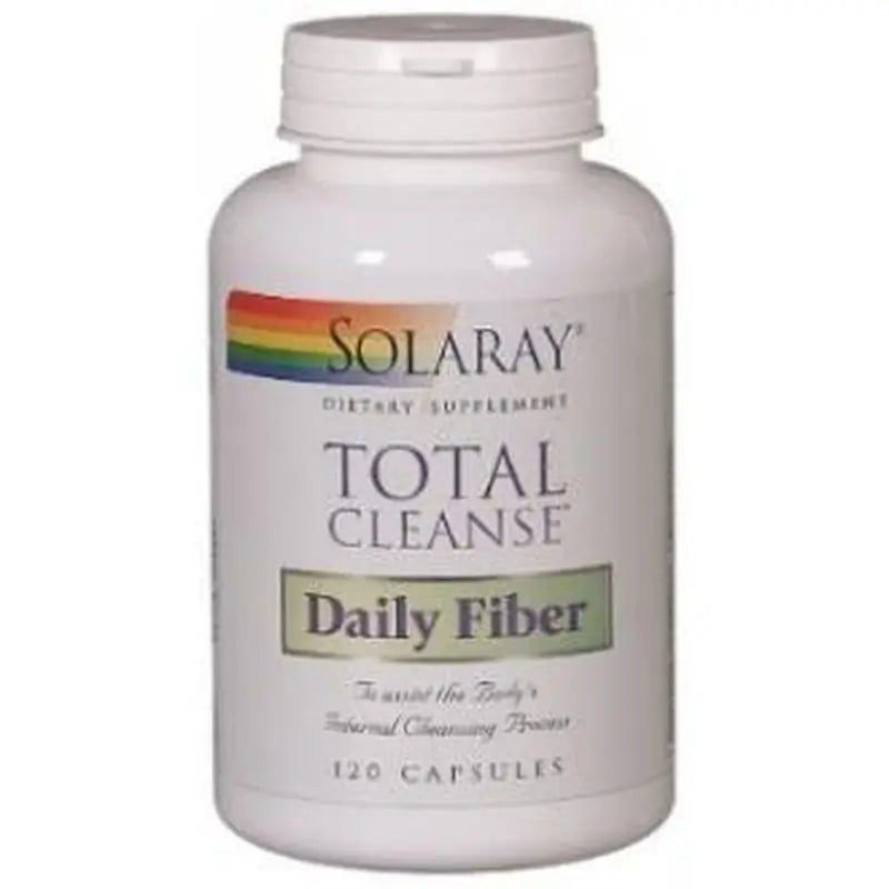 Solaray Total Cleanse Daily Fiber 120 Capsules