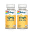 Solaray Vitamine D3 & K2 (Mk7) Pack 2 x 120 Capsules