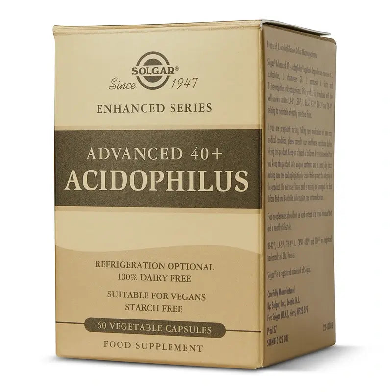 Solgar 40+ Acidophilus Advanced, 60 Capsules