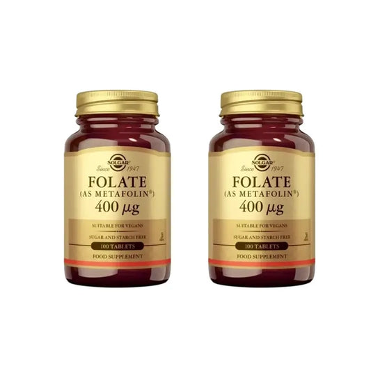 Solgar Folate 400Mcg, 2X100 Comprimés
