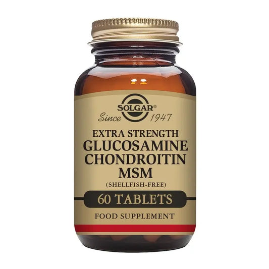 Solgar Glucosamine Chondroïtine MSM, 60 Comprimés