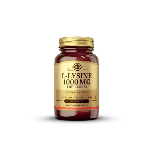 Solgar L-Lysine 1000mg, 50 Tablets