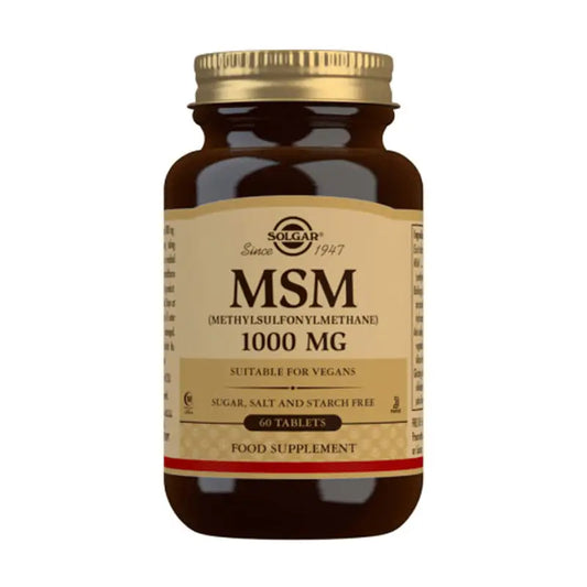 Solgar Msm 1000 mg. 60 tablets