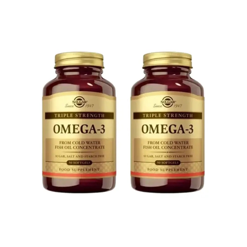 Solgar Omega3 Triple Concentration, 2X50 Softgels