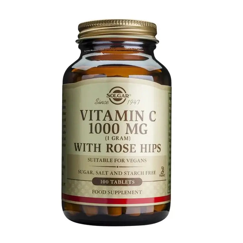 Solgar Rose musquée 1000 mg, 100 comprimés