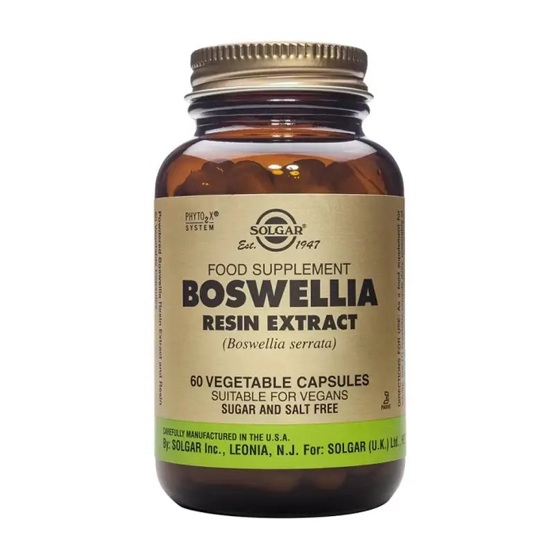 Solgar Boswellia Resin Extract, 60 capsules