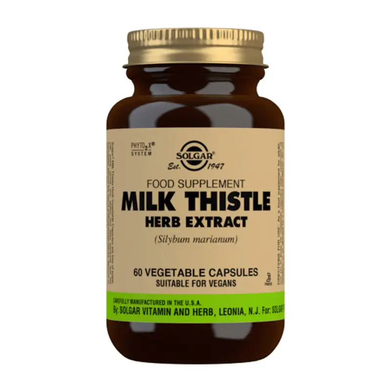 Solgar SPF Milk Thistle 60 vegetarian capsules