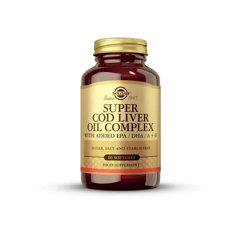 Solgar Super Cod Liver Oil, 60 softgels