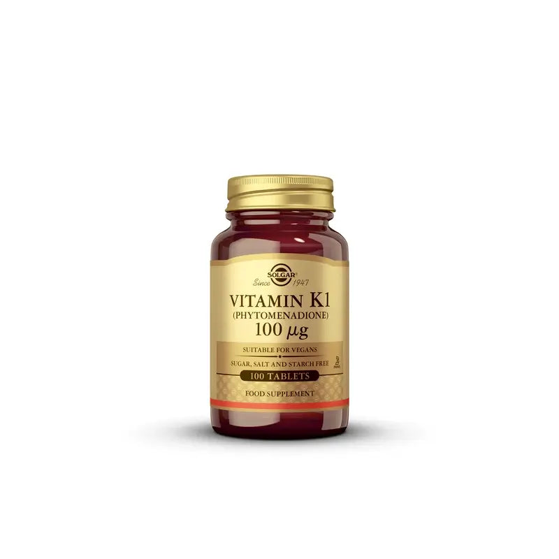 Solgar Vitamin K 100 mcg, 100 tablets