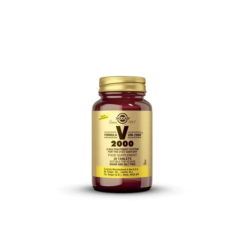 Solgar Formula VM-2000, 30 tablets