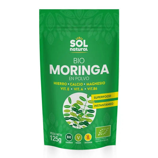 Solnatural Moringa Powder Bio , 125 g