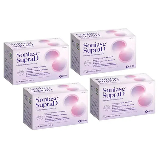Soniase Supra D, Pack 4 x 30 Sachets x 5 grammes