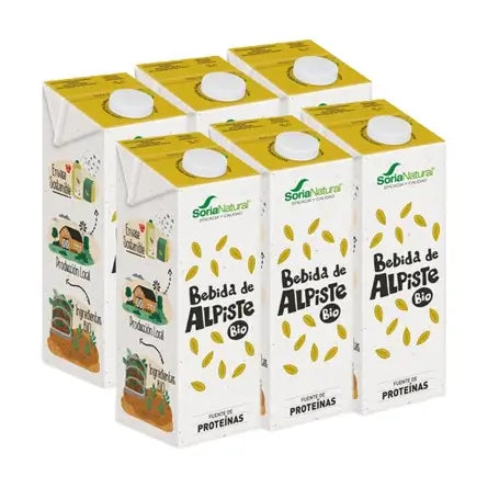 Soria Natural Boisson végétale à base de graines de pinson, 6 x 1 L