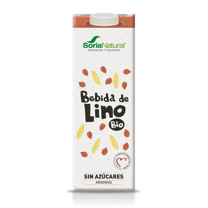 Soria Natural Flax Vegetable Drink 1Lt 6Pcs. Bio S/A