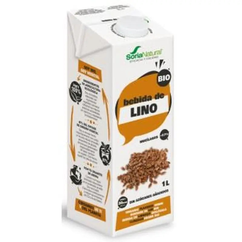 Soria Natural Vegetable Flax Drink 1Lt 6Pcs. Bio S/A