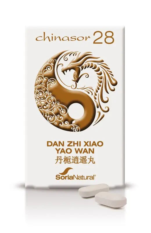 Soria Natural Chinasor 28 Dan Zhixiao Yao Wan, 30 Tablets