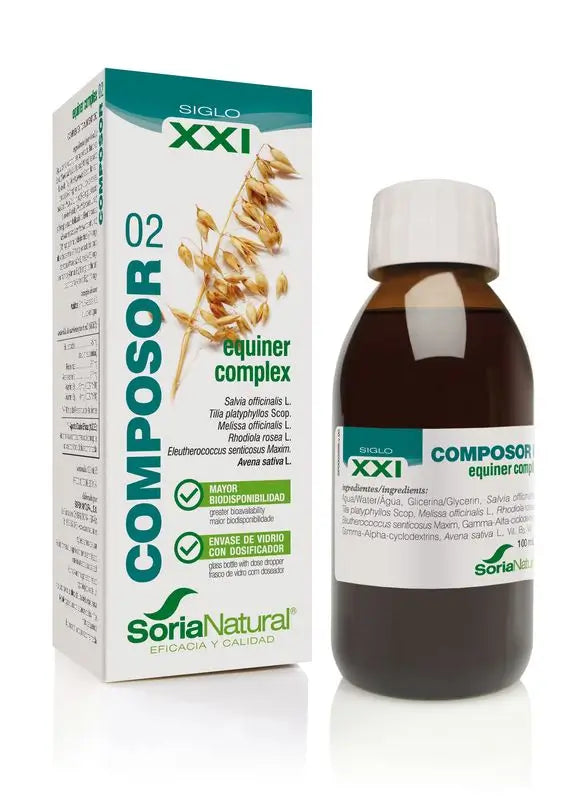 Soria Natural Composor 2 Equiner Complex Siglo Xxi, 100 Ml