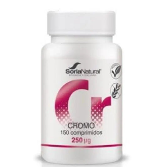Soria Natural Chromium Sustained Release 250Mg 150 Tablets